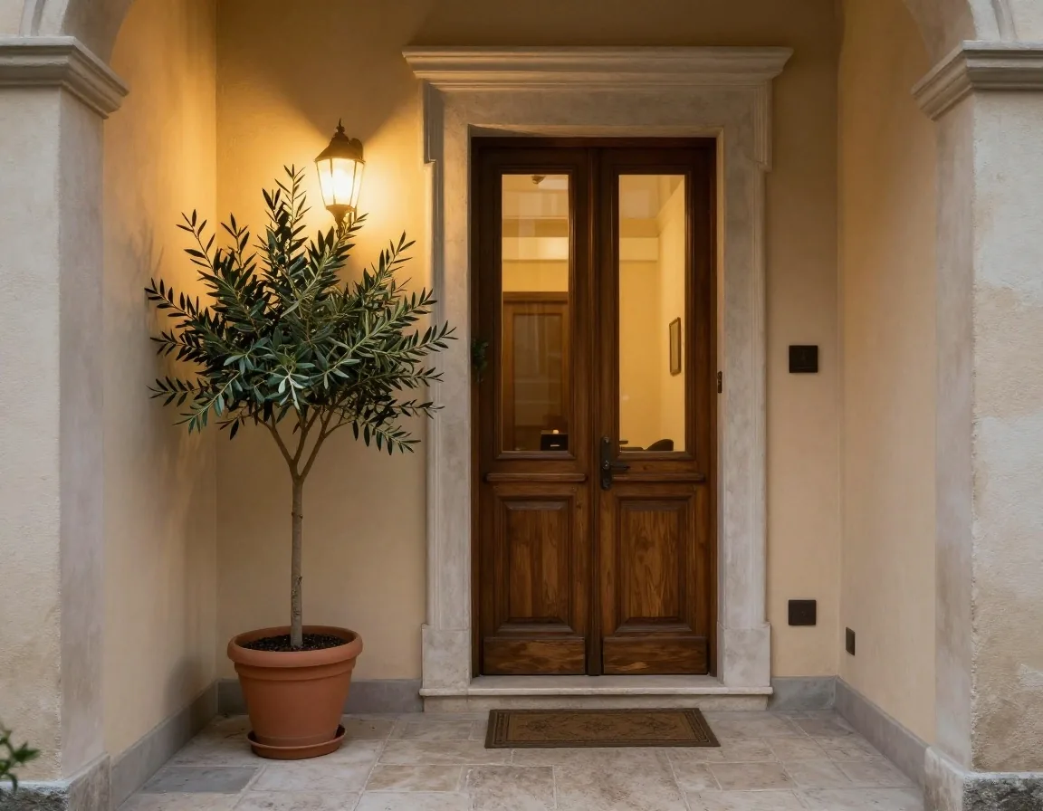 Interno dello studio con fascicoli ordinati sulla scrivania